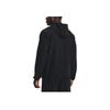Under Armour Solid Color Zip-Up Hooded Casual Quick-Dry Waterproof Breathable Woven Jacket Men Black 1377425-001