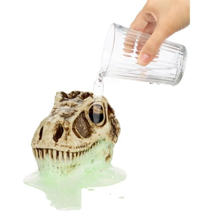 Grossmos - tête de dinosaure géante - découvre tes mini dinosaures dans le slime - 4 modèles à collectionner - aléatoire