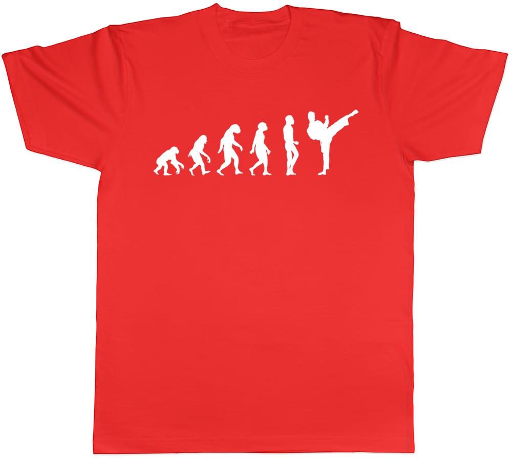 Evolution of Karate Mens Womens Ladies Unisex T   Shirt 5 M