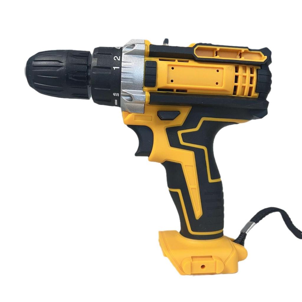 Rechargeable Brushless Hand Drill - Portable Lithium Battery Impact Drill for Metal and Wood