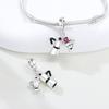 PANPOKI Copper Metal Love Coffee Cup Pendant Bead Component Bead Components Authentic Original Pendant Bead Components Bracelet High Quality Fine