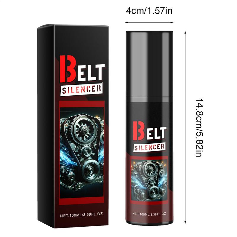 100ml Belt Noise Spray Automotive Prolongs Belt Life Spray-On Dressing Spray Car Rubber Seal Belt Softening Lubrication Spray