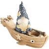 Beach Gnomes Figurines Candle Holders Ocean Gnomes Statue Table Decorations Decorative Sculptures Housewarming Gift