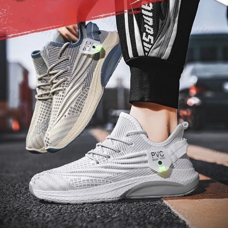Fashion Men's Sports Casual Shoes 2025 Spring New Mesh Breathable Fashion Trend Shoes Comfortable Versatile Thick Sole Platform sneakers