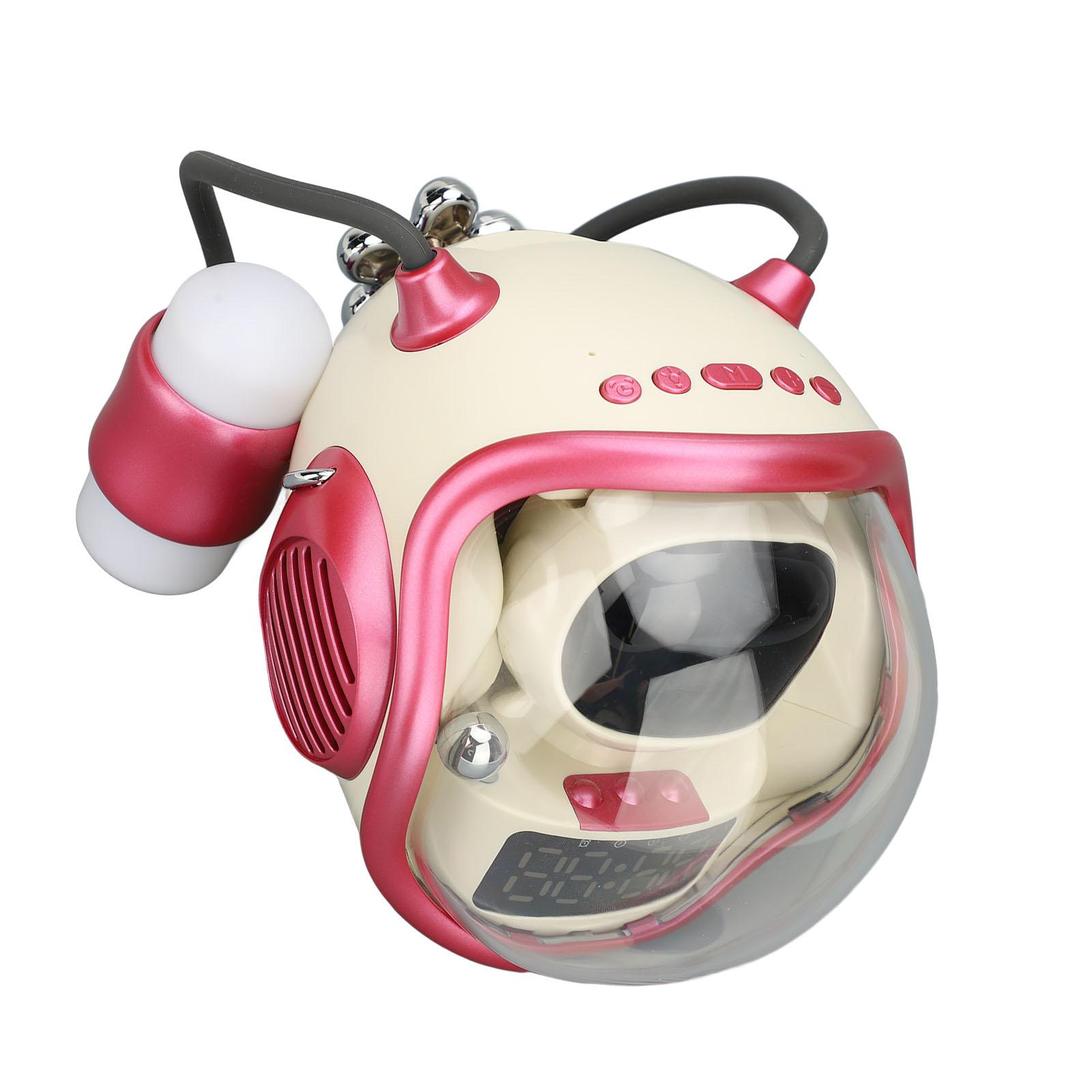 

Bluetooth-динамик в виде космического корабля, симпатичный декоративный RGB-светильник, мультяшный Bluetooth-динамик с подсветкой розового цвета розовый