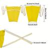 Flower Bouquet Tote Bag Canvas With Handle Reusable Portable Creative Gift for Baby Shower Party Flower Decoration
