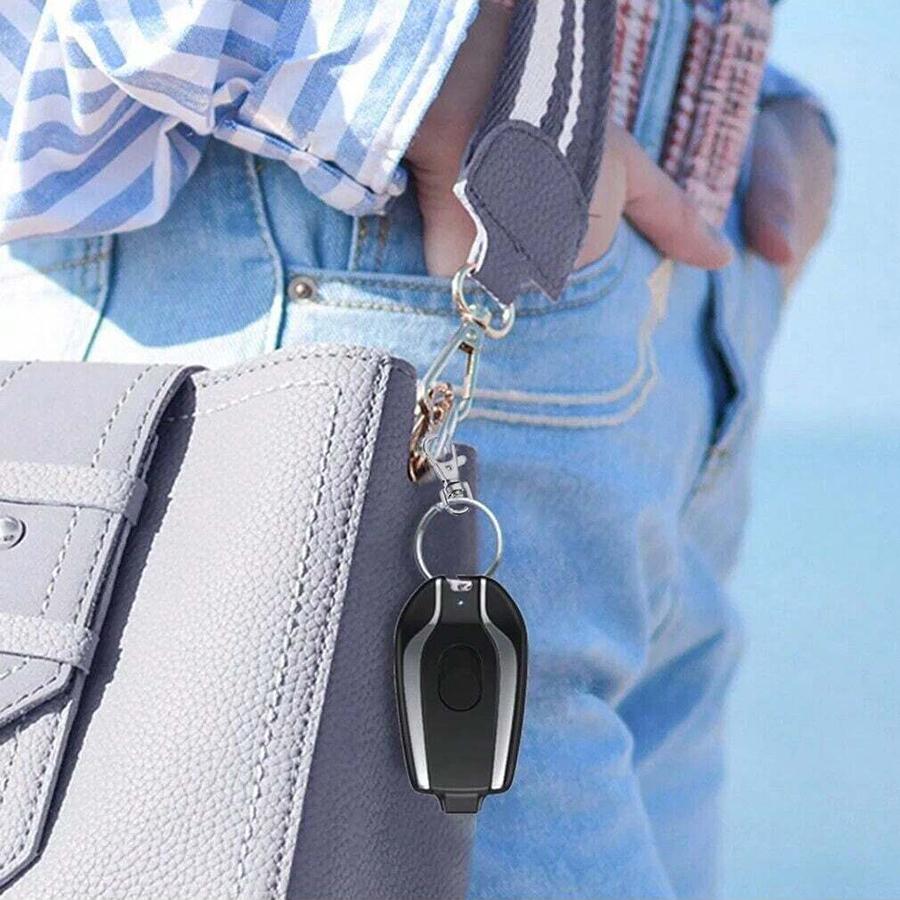 Mini Keychain Portable Charger; Compact and Portable Power Bank