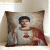 Kissenbezug C-Charles Leclerc Jesus Lustig Vintage Kissenbezug für Sofa Couch Bett Wohnzimmer Kissenbezüge