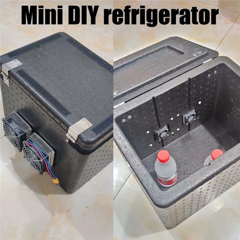 Mini Air Conditioner 12V Electronic Thermoelectric Cooling Refrigeration System DIY Heat Sink Conduction Module