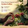 ORGANIC INDIA Araku Instant Coffee 50g Pack Of 1, Premium Arabica Beans, Smooth Fruity Chocolaty Medium Roast