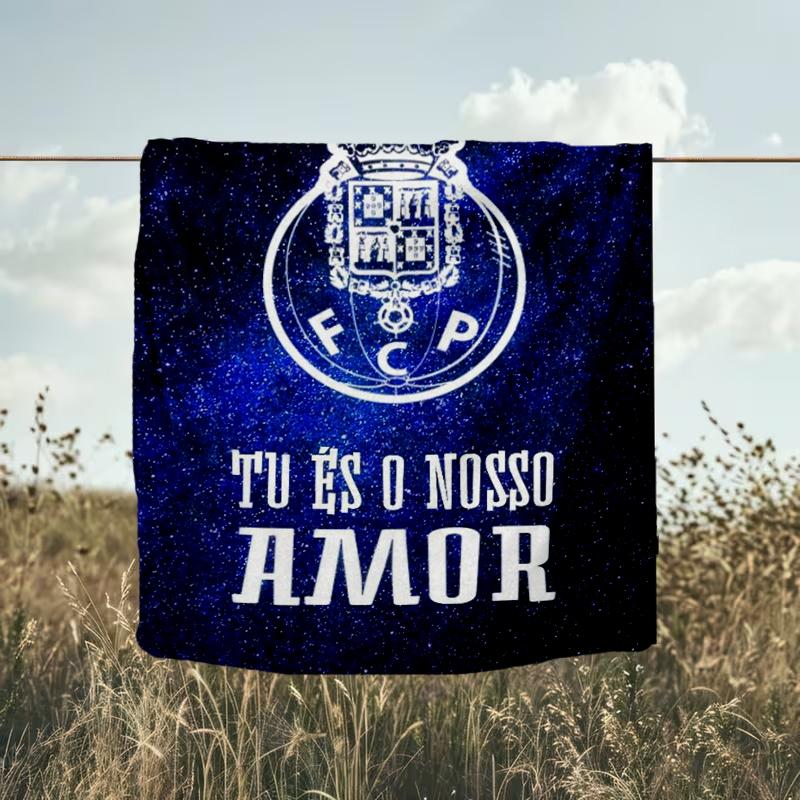 1 Stück FC Porto Design Bedruckte Weiche Flanelldecke Überwurf für Schlafzimmer Wohnzimmer Sofa Camping Reise Fan Geschenke Weihnachtsgeschenke