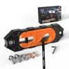 Towing Winch Fairleads with Tow Hook 15T 10 Inch Mount Hole for Synthetic Rope Electric Winch Offroad Vehicle Recovery Accessory