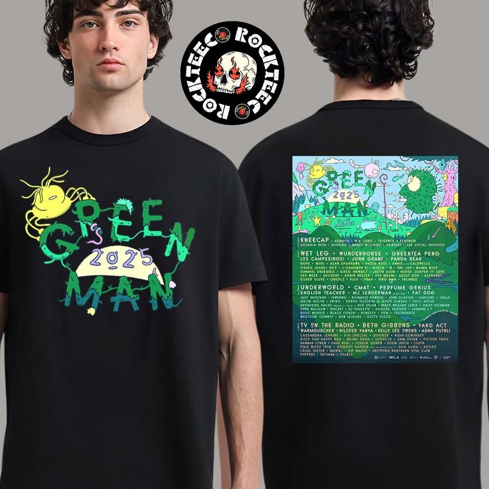 Green Man 2025 Festival Lineup On August 14-17 2025 T-Shirt Unisex T-Shirt S