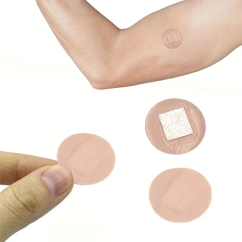 40/100Pcs Vaccine Patches Sterile Hemostatic Patch First Aid Waterproof Wound Healing Adhesive Round Bandage Wound Plaster