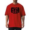 Summer Oversized Unisexs Cotton Loosefitting Shoulderhugging Fitness Shortsleeved Sports Tshirt Suitable For Physical Training