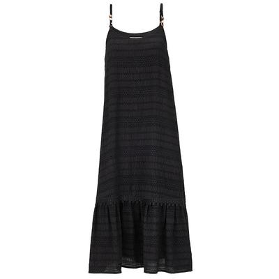 2025 Summer Adjustable Strap A-line Dress with Lace Trim