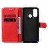 Applicable to iPhone12 mobile phone leather case, Samsung Note20 plus solid color leather pattern card holder protective case