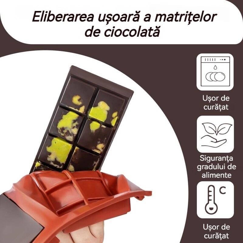 AieQaQ Silicone Chocolate Mold, 1 Inch, Pistachio - Perfect for Filled Chocolate Bars and Candies, Best Chocolate Mold in Dubai