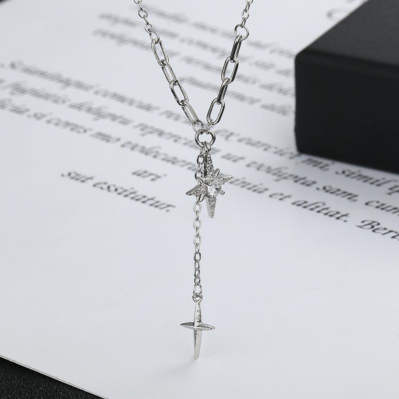 Lindon Damen-Halskette mit Anhänger, Kupferlegierung, Zirkon, modisches Geschenk