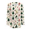 Women's Fashion Print Long Sleeve Knitted Cardigan Button Up Jacket