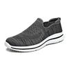 European and American men's large-size fly-woven outdoor casual running shoes, lazy sports shoes