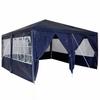 Party Tent Blue 400 X 400 X 266 Cm Polyethylene