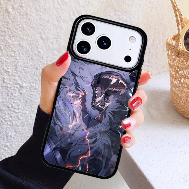 The Wolf Fierce Phone Case For iPhone 17 Air 16 15 14 13 12 11 Pro Max Plus