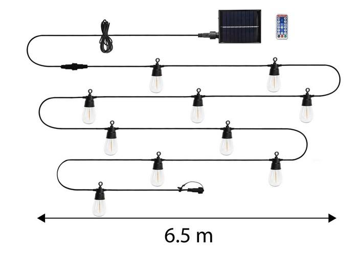 SOLAR GARLAND 6.5M - T N99-116