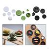 8 Mini Dollhouse Kitchen Accessories 1:6 Bowl Adults Children Cooking Game Tableware Simulation Tray