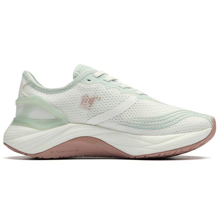 Anta Tron 2.0 Breathable Low Top Running Shoes Women's White Gray Green 122225586S-4