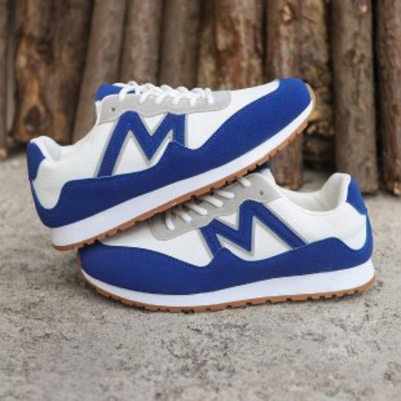 

Осень новый большой размер модный тренд универсальные уличные на шнуровке повседневные туфли одинарки женские 43 синий