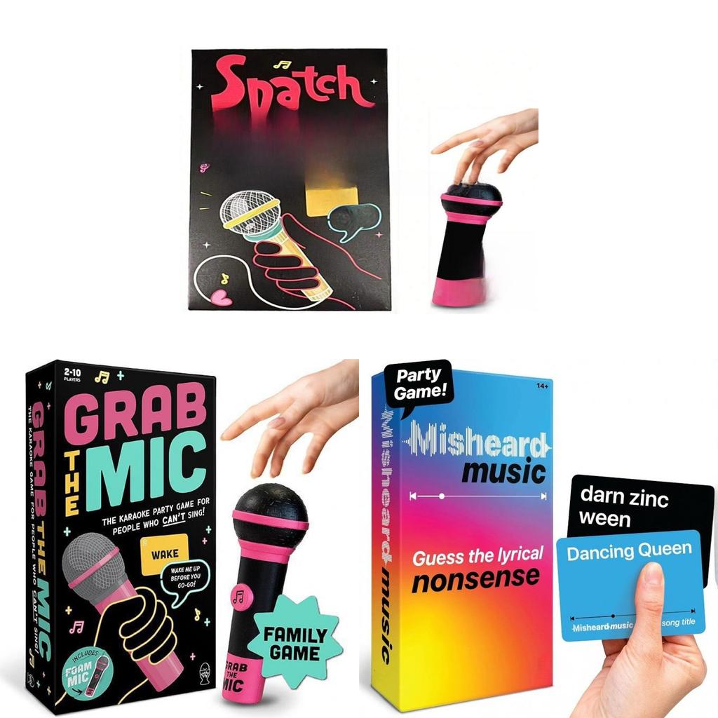 Misheard Music Guess The Lyrical Nonsense Party Card Game For Family And Friends Play