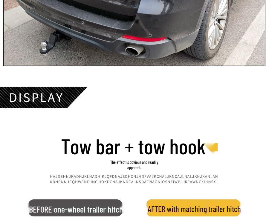 Reinforced Trailer Hitch for BMW X-Series (X5, X6, X1, X3, X4) and Rogue Tow Bar