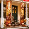 Banner 2pcs Pack Polyester for Thanksgiving Party Porch