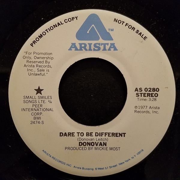 

7-дюймовая пластинка DONOVAN - Dare To Be Different AS0280 ARISTA 1977 Великобритания Рок Б/У