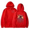 Unisex Velvet Loose Hoodie with Strange TV Show Words Design - Spring/Autumn