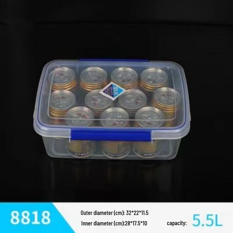 Commercial Transparent Plastic Food Storage Container