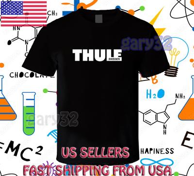 NUOVA T-SHIRT THULE SVEZIA LOGO RACING Maglietta Top Tee TAGLIA DIVERTENTE S-4XL