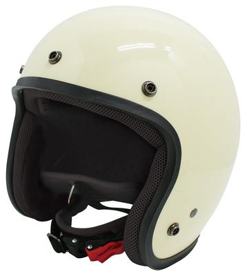SunUp Motorcykelhjelm L Størrelse Jet-type SY-001 JET-D (Jet-D) (59-60cm) (Elfenben)