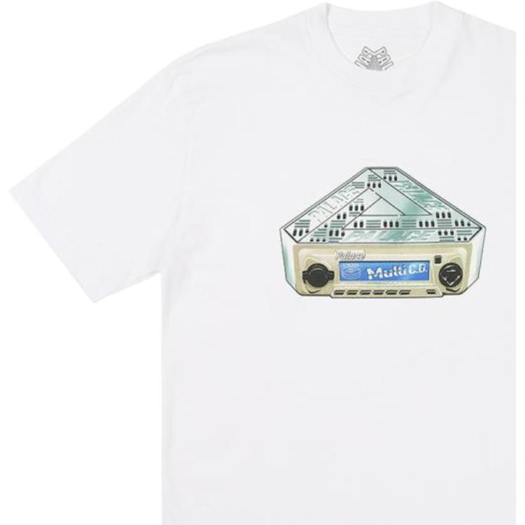 Palace 4:20 Am T-Shirt White Unisex Tops P26TS018