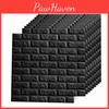 3d 10 Black Pcs Wallpaper Wall Sticker Waterproof Self Adhesive Peel And Stick Wallpaper 35x38cm