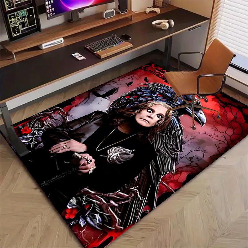 Ozzy Polyester Carpet, Soft Indoor Mat for Office Chair, Living Room, Computer Desk - Decorative Home Office Rug Design