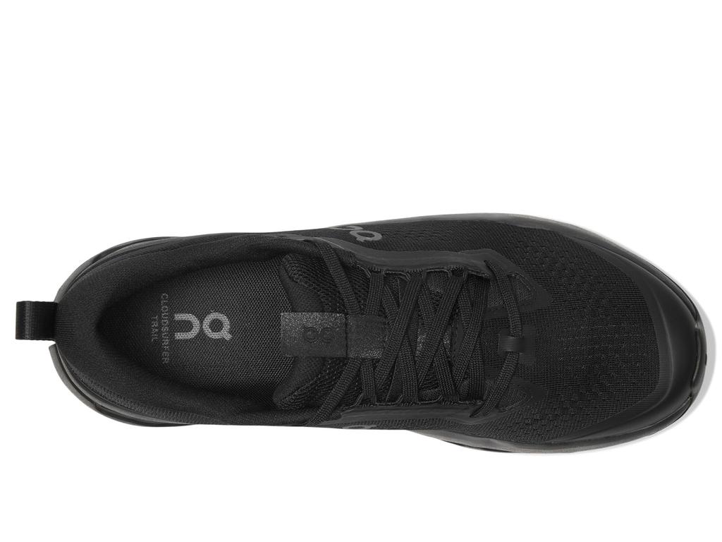 On Cloudsurfer Trail 2 Size 9 Men's Sneakers, Black/Eclipse,
