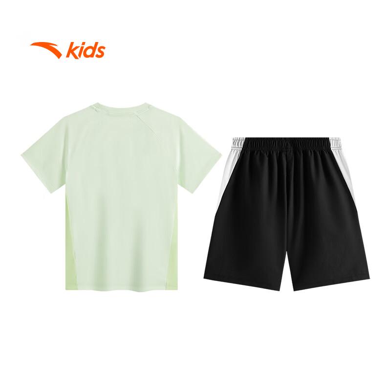 Anta Kids' Boys' Summer Water-Cooling Short-Sleeve Sports Set