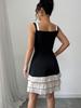 Women's Summer New Arrivals Strappy Dress Colorful Layered Cake Dress