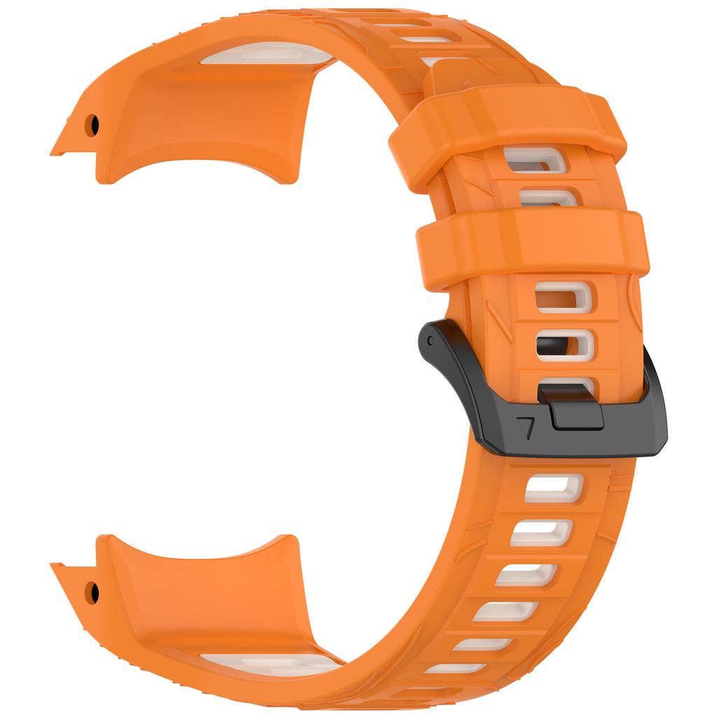 For Garmin Instinct 3 Solar 45mm/AMOLED 45mm Watch Band 22mm Dual Color Silicone Replacement Strap
