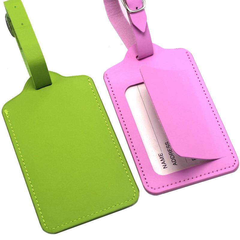 4 Etichette Per Bagagli In PVC - Vivaci, Impermeabili E Resistenti Per Valigie E Zaini - 10,7 X 6,3 Cm