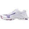 Mizuno Wave Lightning Z8 White Violet Indigo Women Sneakers Camellia-Rose V1GC240020