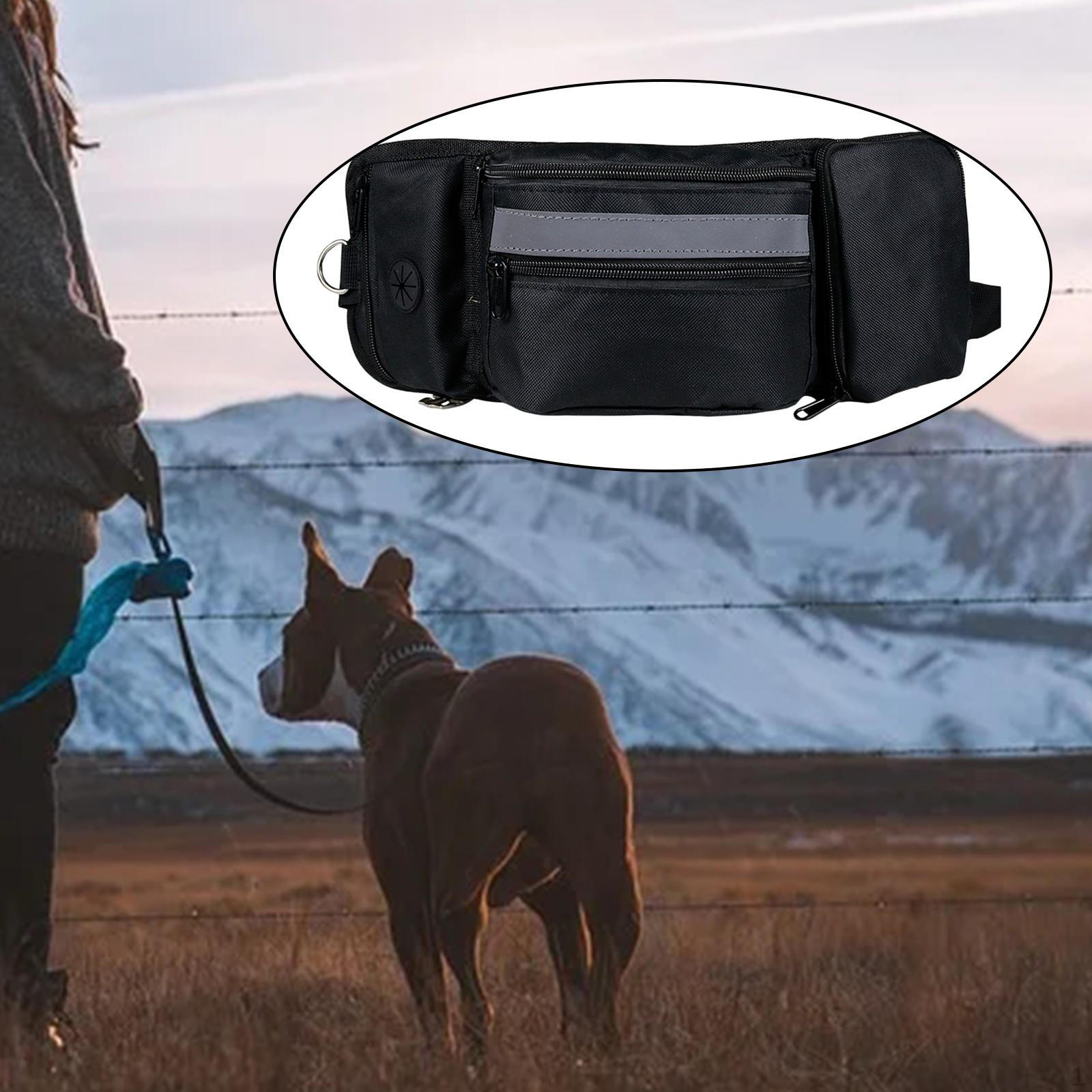 

Shoulder Strap Multipurpose Pouch for Dog Puppy Training чёрный
