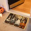 Halloween Bath Blanket Pumpkin T Tufted Bath Mat Non-slip Bathroom Bath Blanket Front Door Mat